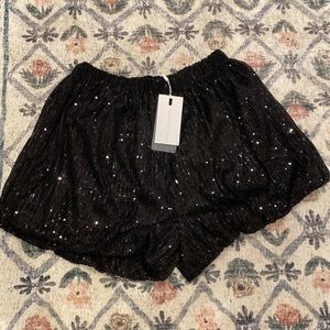 CHOOSE TO SPARKLE SEQUIN SHORTS